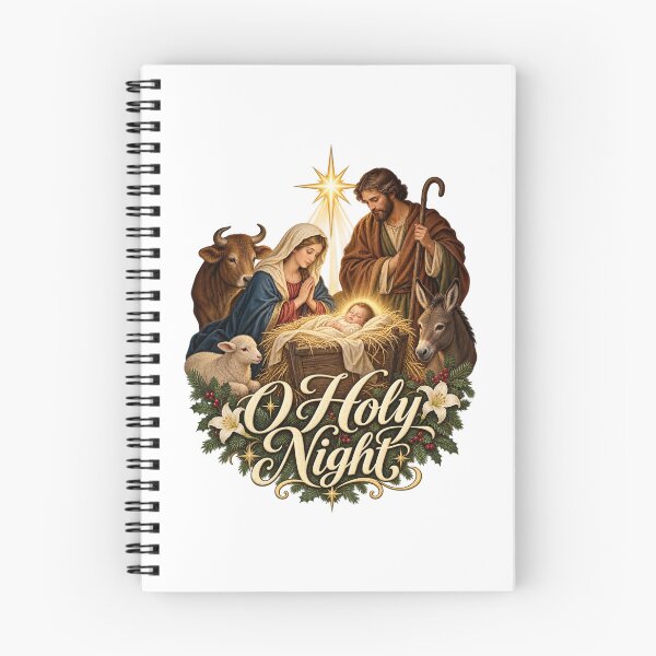 Item preview, O Holy Night Nativity Scene Christmas designed and sold by Kaikab007.