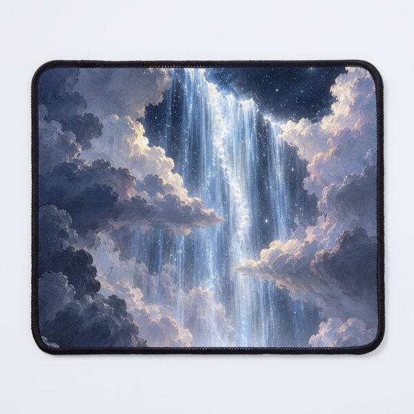 Artikelvorschau, Celestial Waterfall in the Clouds entworfen und verkauft von elarisstudio.