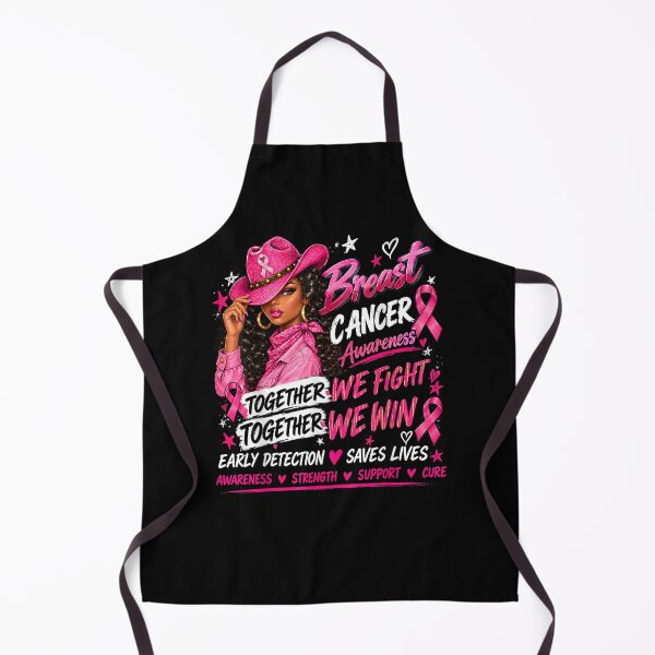 Item preview, Women Black African American Breast Cancer Pink Support Girl designed and sold by leevekaArt.