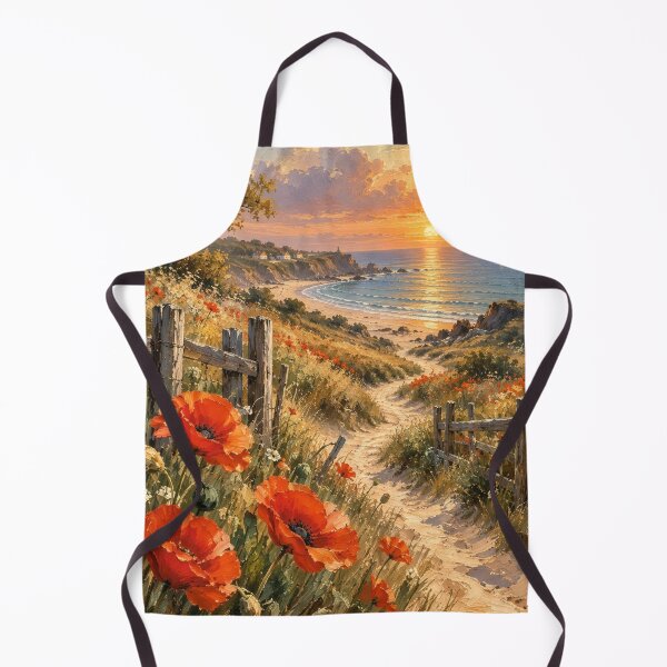 Item preview, Sunset Path Through the Poppies designed and sold by elarisstudio.