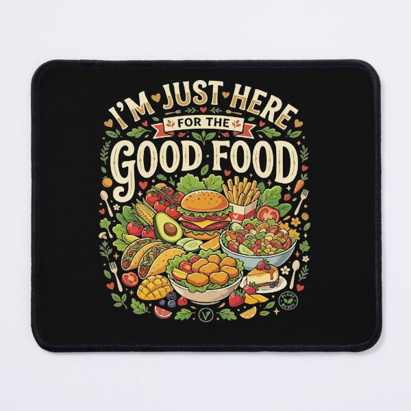 Item preview, Funny Vegan I’m Just Here For The Good Food Gift For Vegan Food Lovers designed and sold by AmeliaShirts.