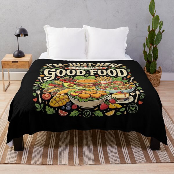 Item preview, Funny Vegan I’m Just Here For The Good Food Gift For Vegan Food Lovers designed and sold by AmeliaShirts.
