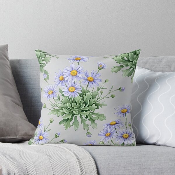 Item preview, Swan River Daisy Periwinkle Blue Botanical Pattern designed and sold by Studio BC.