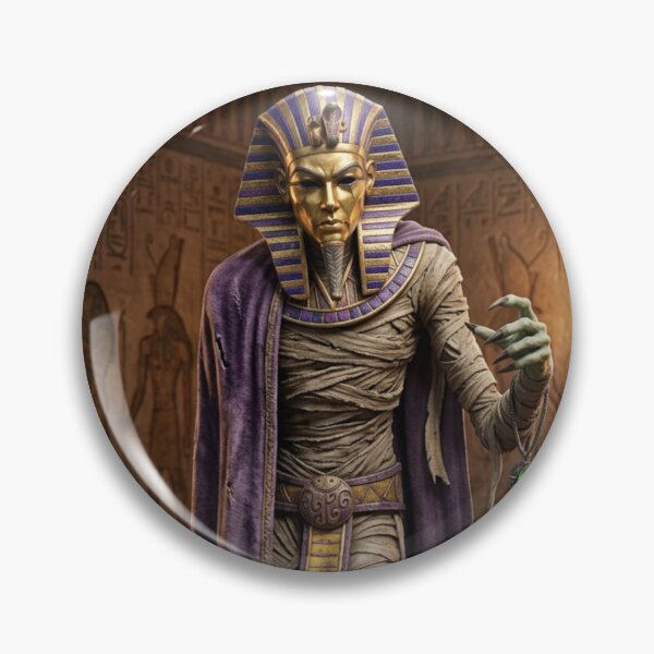 Item preview, The Undead Pharaoh Mummy illustration designed and sold by Vintage Designs +.