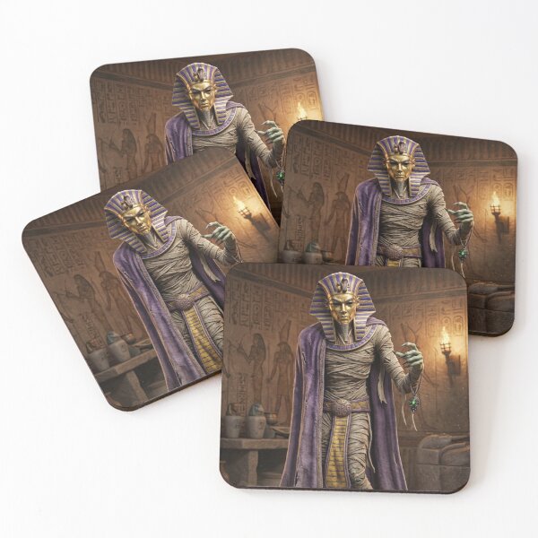 Item preview, The Undead Pharaoh Mummy illustration designed and sold by Vintage Designs +.