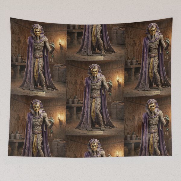 Item preview, The Undead Pharaoh Mummy illustration designed and sold by Vintage Designs +.
