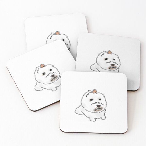 Item preview, White Bichon Frise Puppy designed and sold by raun.draw.