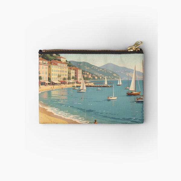 Item preview, Mediterranean beach, vintage illustration designed and sold by sabellet.