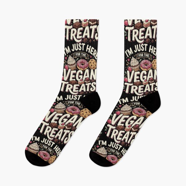 Item preview, Funny Vegan I’m Just Here For The Vegan Treats Gift For Vegan Food Lovers designed and sold by AmeliaShirts.