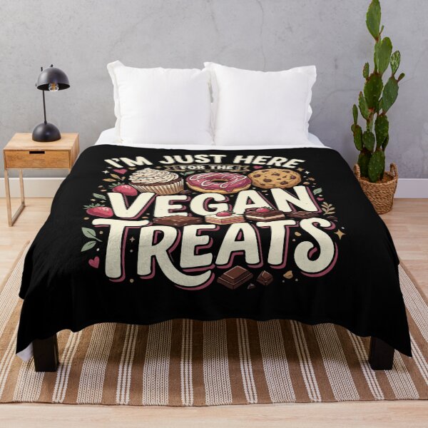 Item preview, Funny Vegan I’m Just Here For The Vegan Treats Gift For Vegan Food Lovers designed and sold by AmeliaShirts.