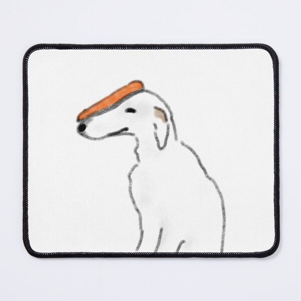 Item preview, White Dog With Carrot On Head designed and sold by raun.draw.