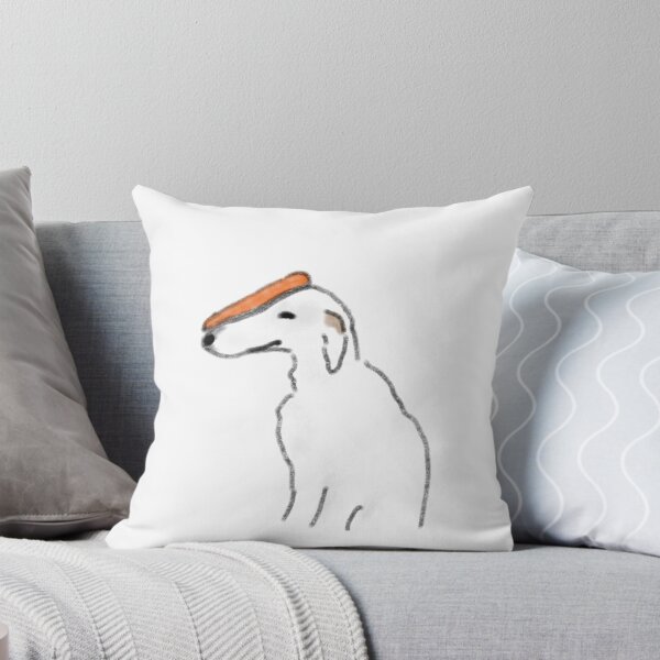 Item preview, White Dog With Carrot On Head designed and sold by raun.draw.