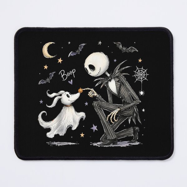 Item preview, Zero Dog Boop Halloween Skeleton Spooky Ghost designed and sold by River Silva.