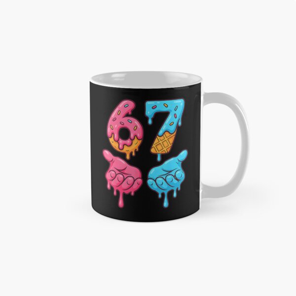 Artikelvorschau, Six Seven Ice Cream Drip 67 Gen Alpha Slang 6 7 entworfen und verkauft von ghanagjkiyf.