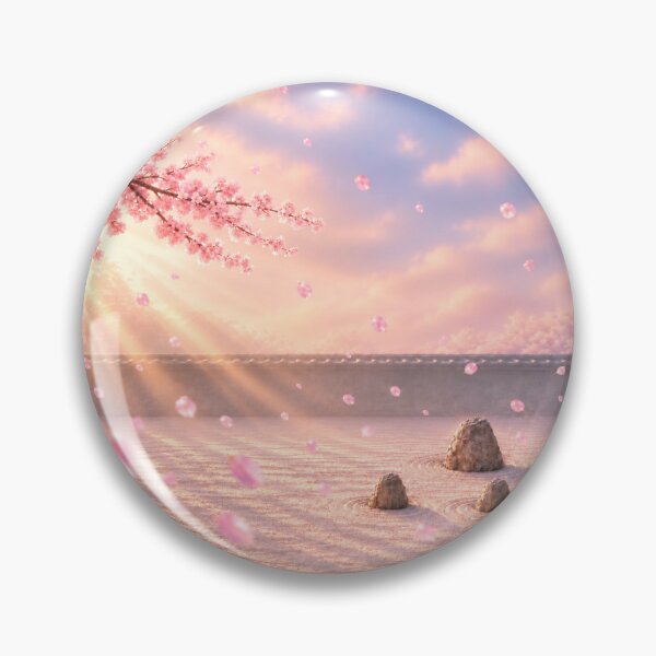 Item preview, Cherry Blossoms in a Japanese Zen Garden designed and sold by LumiSakura.