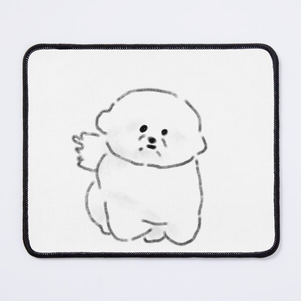 Item preview, Waving Bichon Frise White Dog designed and sold by raun.draw.