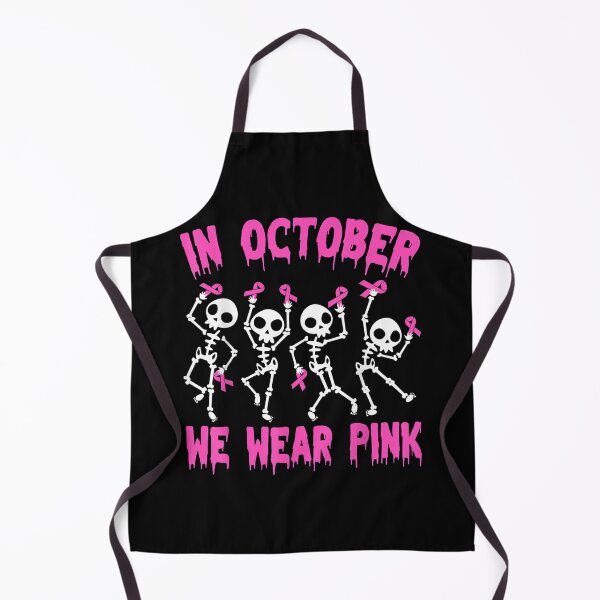 Item preview, In October We Wear Pink Breast Cancer Awareness Skeleton  designed and sold by River Silva.