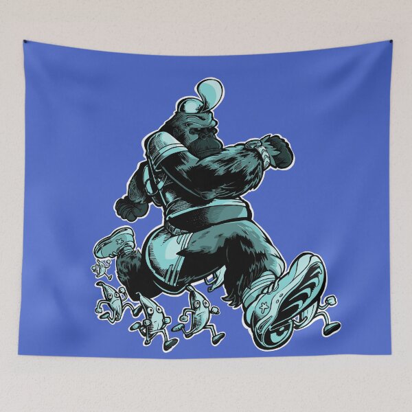 Item preview, Runner Gorilla - Blue designed and sold by TomiAx.