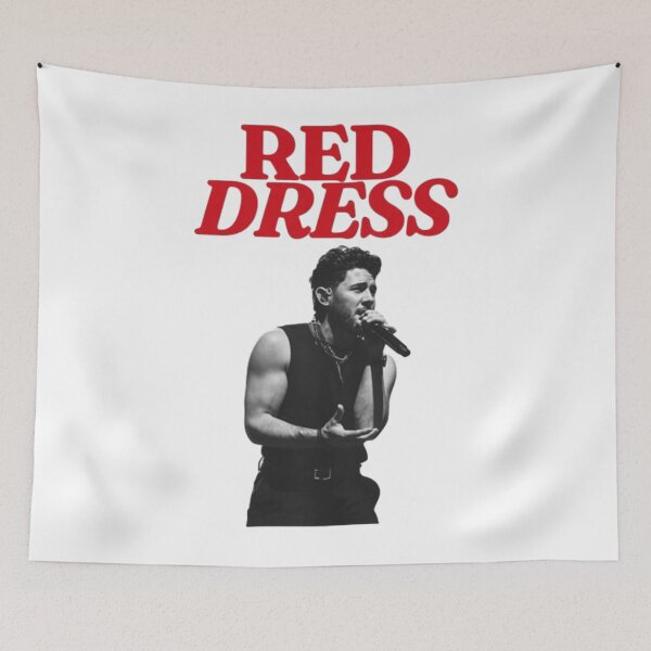 Item preview, Red Dress Burnin Up Nick - Jonas Brothers - Burning Up Tour All Over Again 2026 designed and sold by llesmith.