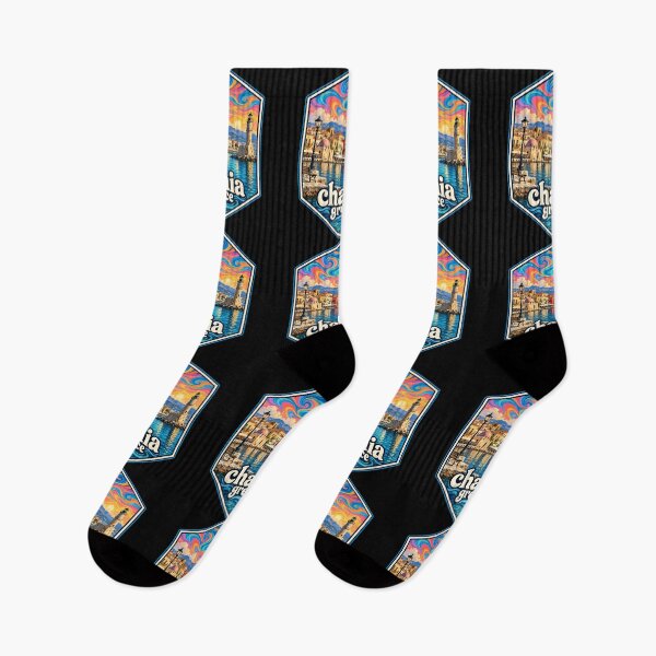 Item preview, Chania Crete Greece Trippy Art Travel designed and sold by TomFrontierArt.