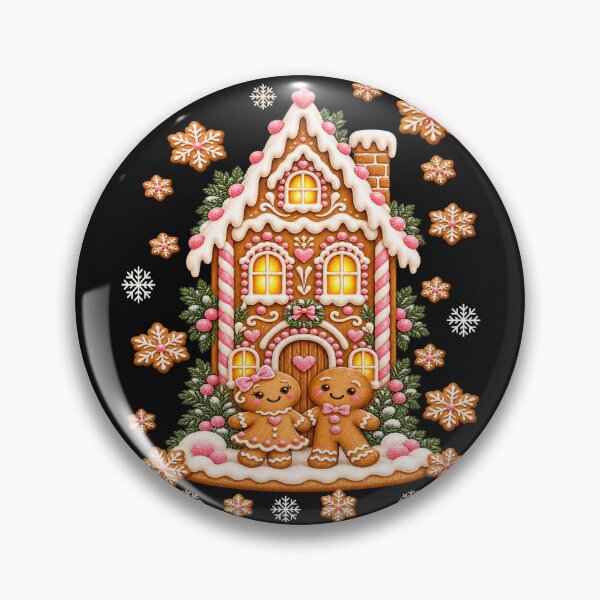 Item preview, Cute Christmas Pastel Gingerbread House Couple designed and sold by Cute & Sassy Custom Gifting Boutiques.