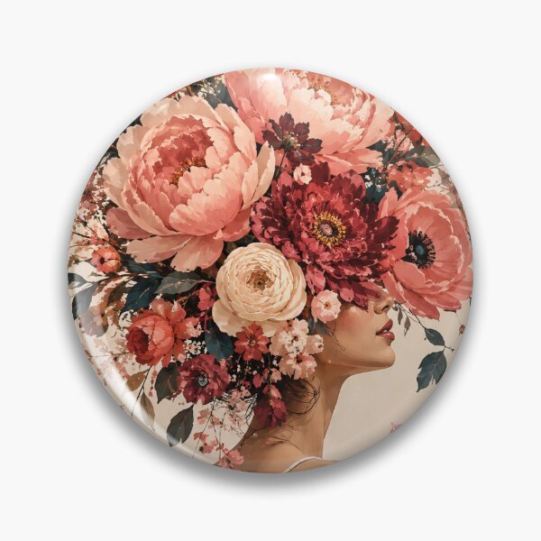 Item preview, Woman with a Floral Crown designed and sold by elarisstudio.