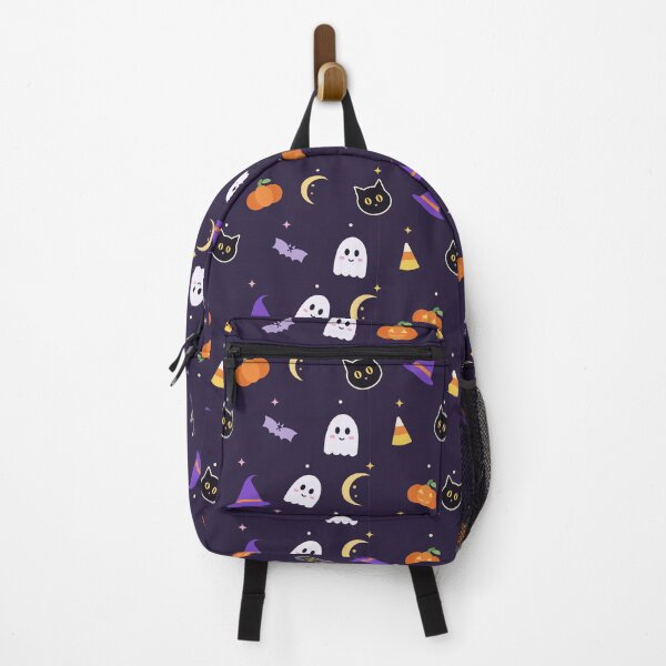 Item preview, Cute Halloween Pattern – Ghosts, Pumpkins, Black Cats and Bats designed and sold by Aurora Prints.