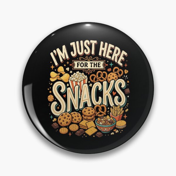 Item preview, Funny Vegan I’m Just Here For The Snacks Gift For Vegan Food Lovers designed and sold by AmeliaShirts.