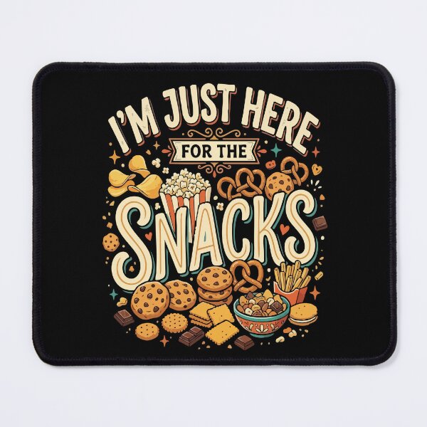 Item preview, Funny Vegan I’m Just Here For The Snacks Gift For Vegan Food Lovers designed and sold by AmeliaShirts.