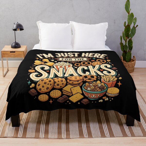 Item preview, Funny Vegan I’m Just Here For The Snacks Gift For Vegan Food Lovers designed and sold by AmeliaShirts.