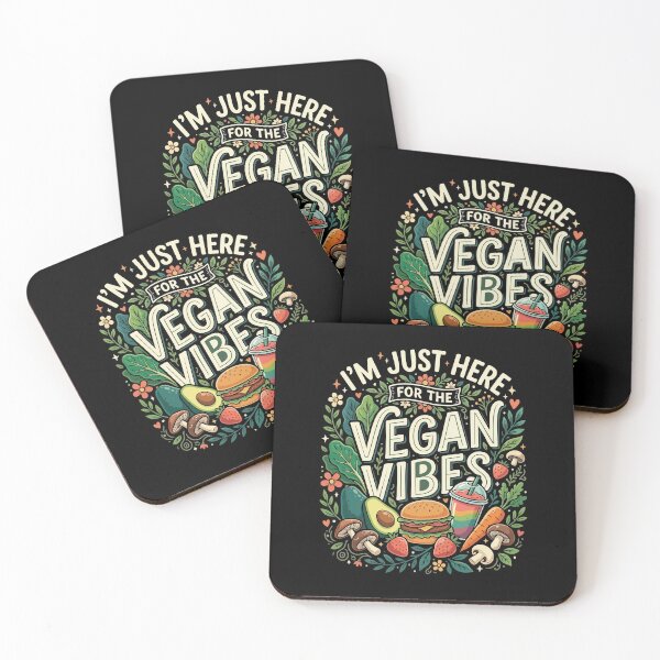 Item preview, Funny Vegan I’m Just Here For The Vegan Vibes Gift For Vegan Food Lovers designed and sold by AmeliaShirts.