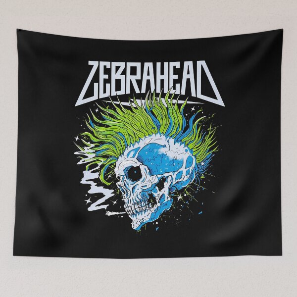 Item preview, Blue Skull Grunge Style Skate Punk Music Group designed and sold by ConnieReyes.