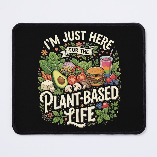 Item preview, Funny Vegan I’m Just Here For The Plant-Based Life Gift For Vegan Food Lovers designed and sold by AmeliaShirts.