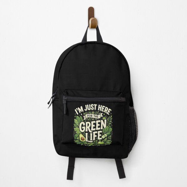 Item preview, Funny Vegan I’m Just Here For The Green Life Gift For Vegan Food Lovers designed and sold by AmeliaShirts.