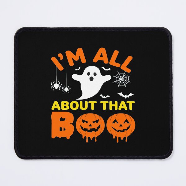 Item preview, I'm All About That Boo Ghost Pumpkin Quote designed and sold by Custom Crest.