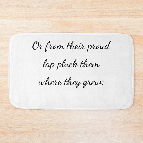 Item preview, “Or from their proud lap pluck them where they grew:” - handwriting black designed and sold by ariksworld.