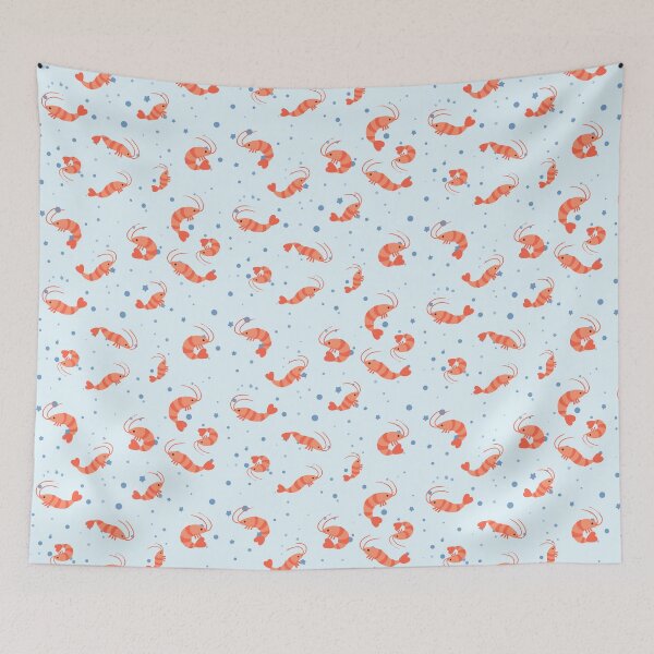 Item preview, Shrimp Pattern designed and sold by HouseOfAurea.