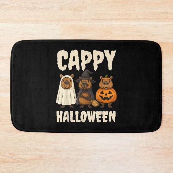 Item preview, Cappy Halloween Funny Capybara Ghost Witch Pumpkin Spooky  designed and sold by River Silva.