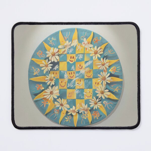 Item preview, Retro Daisy Grid designed and sold by ONYX Pixee.