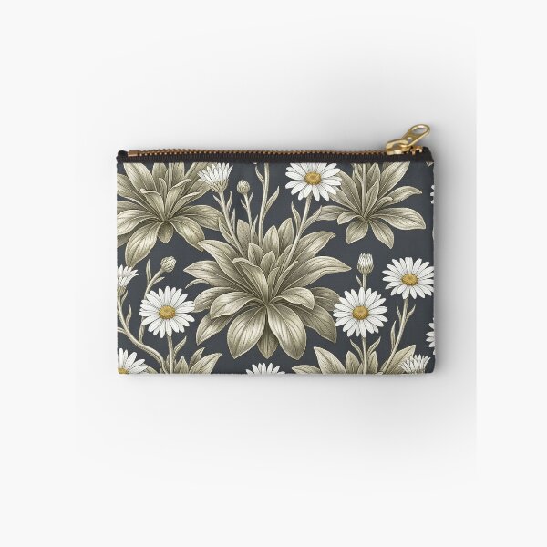 Item preview,  Arts & Crafts White Daisy Medallion Charcoal Pattern    designed and sold by Studio BC.