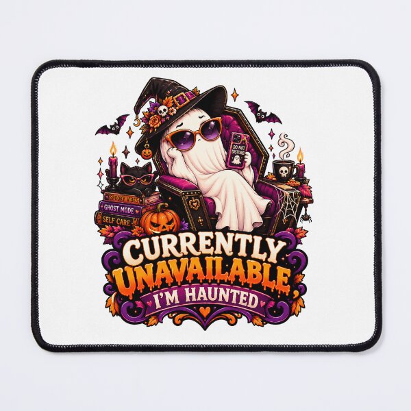 Item preview, Currently Unavailable Halloween Ghost Shirt | Funny Haunted Ghost Self Care Design designed and sold by Pixanova.