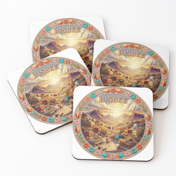 Item preview, Bisbee Arizona USA Historic Mining Town Embroidered Patch Sticker designed and sold by Imaginarium of Chaos falcon88 .