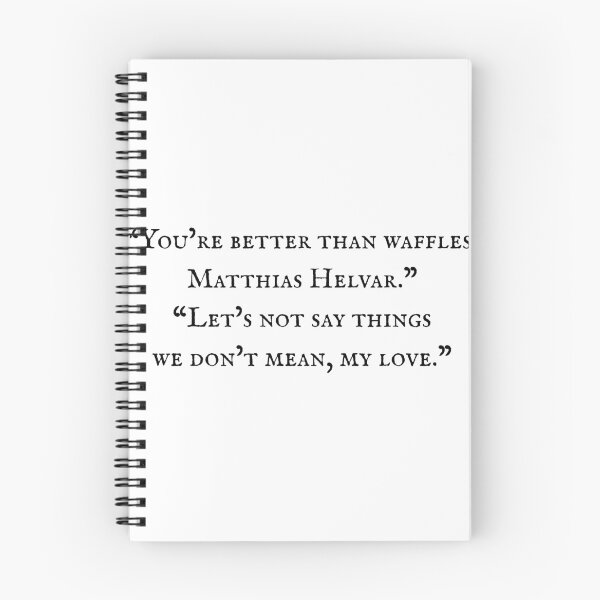 Item preview, Better Than Waffles Nina and Matthias Crooked Kingdom designed and sold by missmarilee.