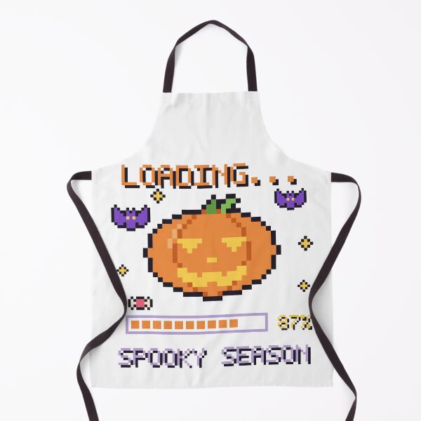 Item preview, Loading Spooky Season – Retro Pixel Art Pumpkin Gamer Halloween designed and sold by Aurora Prints.