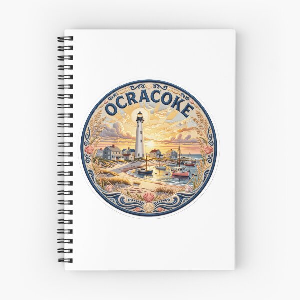 Item preview, Ocracoke North Carolina USA Outer Banks Island Embroidered Patch Sticker designed and sold by Imaginarium of Chaos falcon88 .