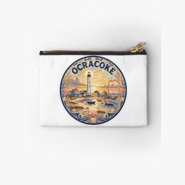 Item preview, Ocracoke North Carolina USA Outer Banks Island Embroidered Patch Sticker designed and sold by Imaginarium of Chaos falcon88 .