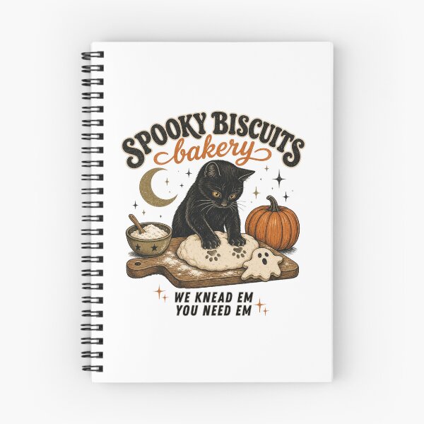 Item preview, Spooky Biscuits Bakery Vintage Black Cat Halloween Art designed and sold by SedaMythica.