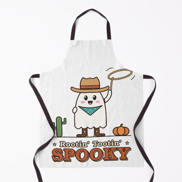 Item preview, Rootin' Tootin' Spooky – Cute Cowboy Ghost with Lasso designed and sold by Aurora Prints.