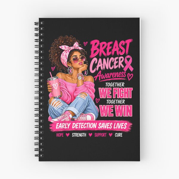 Item preview, Breast Cancer Awareness Women Black African American Afro designed and sold by ArtByimamS.