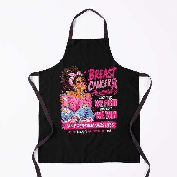 Item preview, Breast Cancer Awareness Women Black African American Afro designed and sold by ArtByimamS.